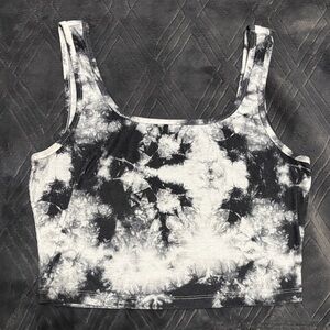 Tie dye crop tank